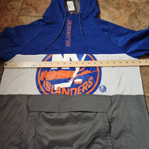 NY Islanders Anorak Pullover Jacket – Men’s Medium, Fanatics NWT - Picture 5 of 8
